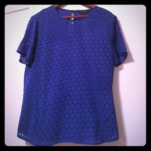 Beautiful blue Banana Republic top